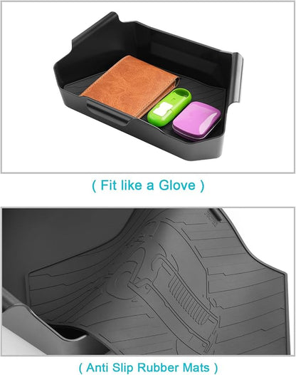 CDEFG for 2026 Ford Maverick Under Seat Storage Tray, for 2022-2026 Ford Maverick Truck Accessories Console Front Underseat Drawer Secret Storage Box Hidden Organizer