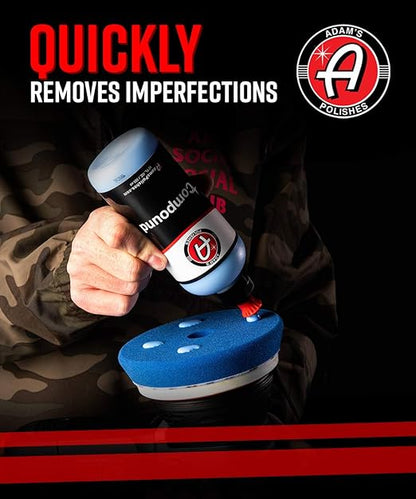 Adam's Polishes 2-Step Polishing System 12oz Combo - Silicone-Free, Body Shop Safe Formula - Quick, Professional Correcting and Polishing Results for Clear Coat, Gel Coat, Single Stage Finishes