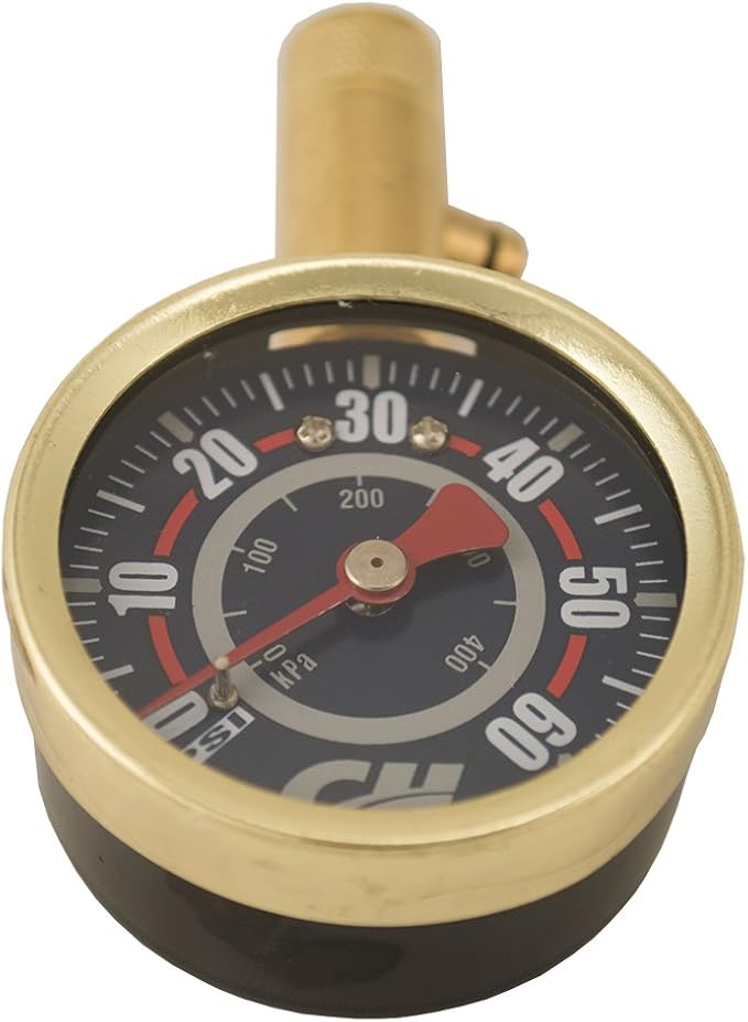 Shrader Tire Gauge, 0-60 PSI (Campbell Hausfeld DA552400)