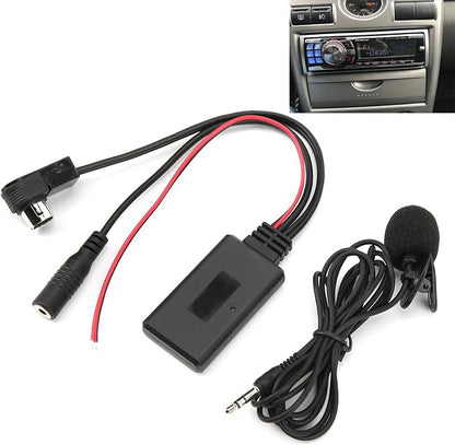 Bluetooth cda, Bluetooth 5.0 AUX Cable Adapter with Microph Handsfree Car Fit for Kit ABS DC12V