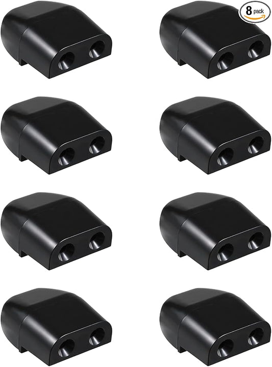 ZIMISI Deer Whistles for Vehicles, Animal Warning Whistle Devices to Avoid Collision, Deer Repellent Devices with Adhesive Tapes, Animal Alert Horn Accessories for Most Cars (8PCS/Black)