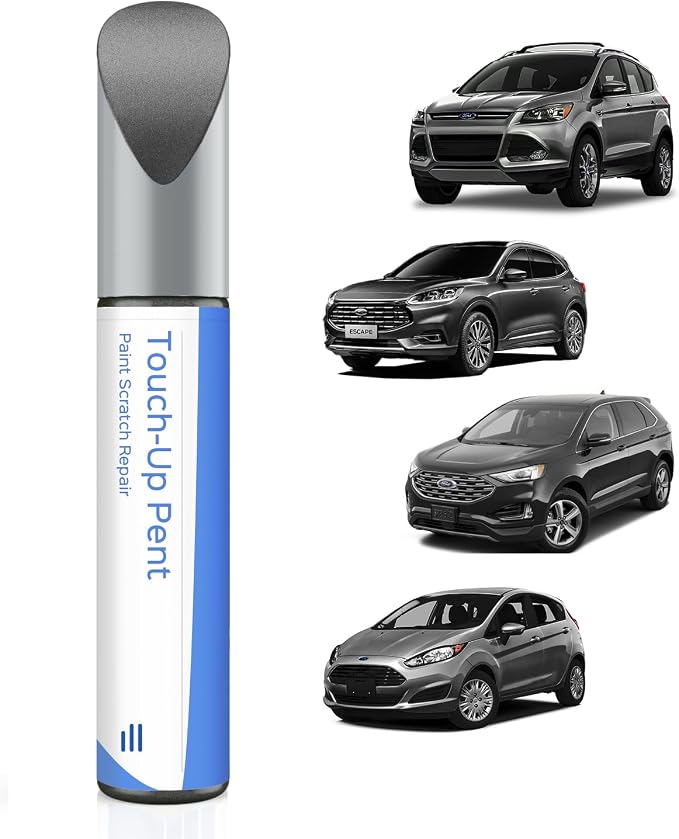 UJ Sterling Gray Metallic Touch Up Paint Compatible with Ford Exact Match–Chips and Nicks Touch Up