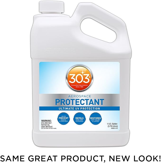 303 Products Aerospace Protectant – UV Protection – Repels Dust, Dirt, & Staining – Smooth Matte Finish – Restores Like-New Appearance – 128 Fl. Oz. (30320-4PK)