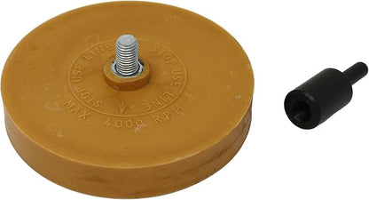 CTA Tools 1010 3.5" Eraser Wheel with Arbor Adapter