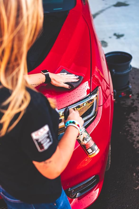 P&S Reset Clay Decontamination Towel – Fine Grade Clay Towel for Car Paint, Removes Fallout, Overspray & Rail Dust, Enhances Gloss & Sealant Bond, 12" x 12