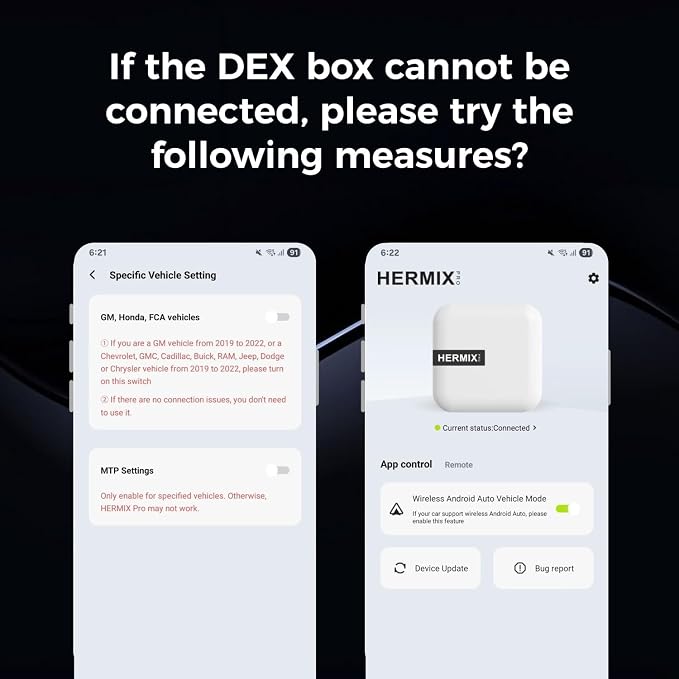 Android Auto Wireless Adapter Compatible with Samsung DeX,Wireless Android Auto Adapter Support YouTube, Netflix,Car Streaming Device,DeX Station, Desktop Experience for Car
