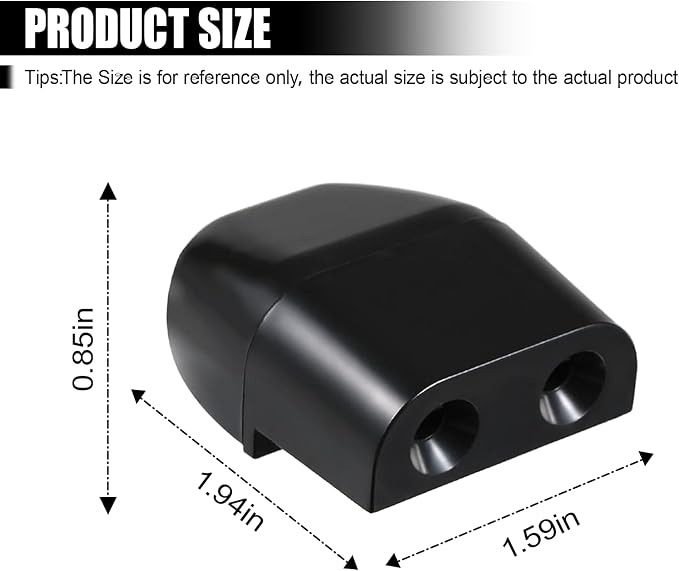 ZIMISI Deer Whistles for Vehicles, Animal Warning Whistle Devices to Avoid Collision, Deer Repellent Devices with Adhesive Tapes, Animal Alert Horn Accessories for Most Cars (8PCS/Black)