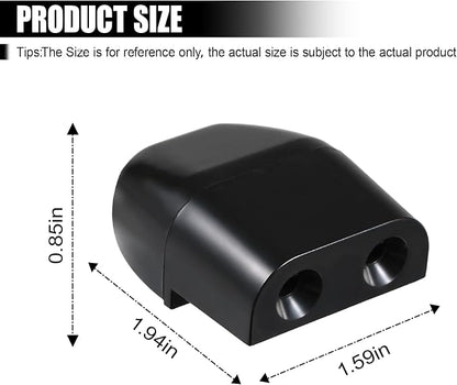 ZIMISI Deer Whistles for Vehicles, Animal Warning Whistle Devices to Avoid Collision, Deer Repellent Devices with Adhesive Tapes, Animal Alert Horn Accessories for Most Cars (8PCS/Black)