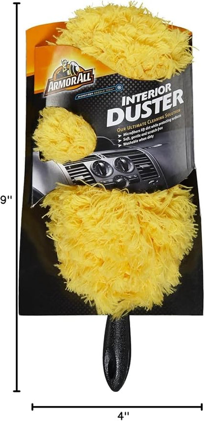 Armor All Car Interior Duster, Scratch-Free Microfiber Car Duster with Handle, , 1 Pack