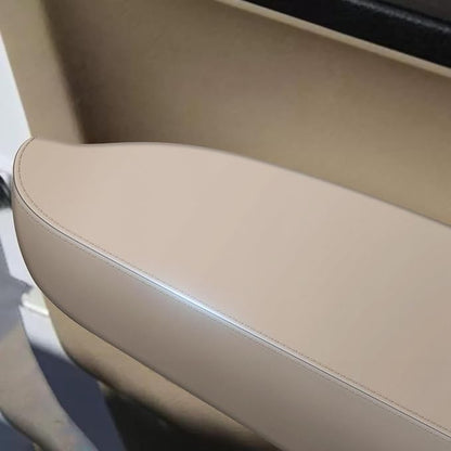 AOMSAZTO Front Door Panels Armrest Cover Leather Left & Right for Honda Cr-V CRV 2007-2012 (Beige)