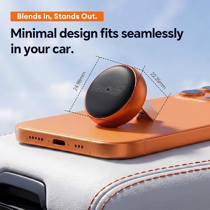 Carlinkit Mini Ultra 3 Wireless CarPlay Adapter, Wireless Android Auto Adapter, Convert OEM Wired to Wireless Dongle, USB-A/C Plug & Play, Auto-Connect, OTA Upgrade, Orange