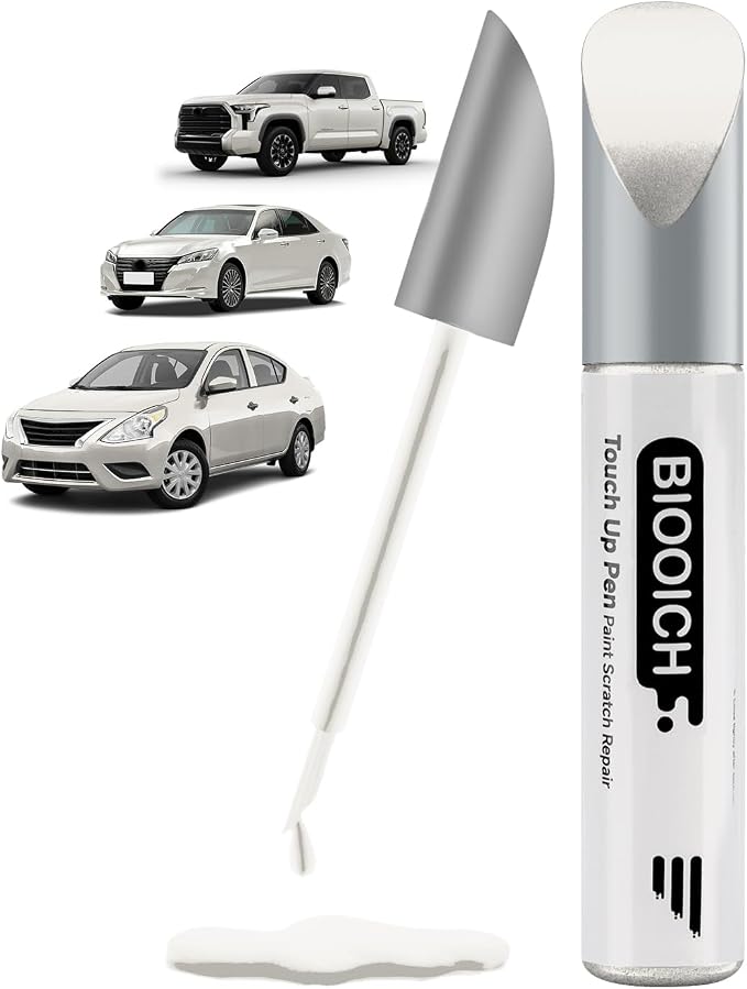 Touch Up Paint Pen Exact Color Match Car Chip and Scratch Repair (for Toyota, Blizzard Pearl Tricoat(070))