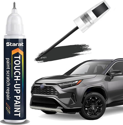 Magnetic Gray Metallic(1G3) Touch Up Paint Pen for Toyota 2-in-1 Quick & Easy Car Scratch Repair Kit Exact OEM Match for Avalon/RAV4/Camry/Corolla/Highlander/Prius/Sequoia/Sienna/Tacoma