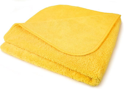 Mothers Professional Grade Premium Microfiber Towels, 12-Pack, 16”x16” — Dual-Nap, 400 GSM, Lint-Free, Clear Coat Safe, Ultra-Soft & Absorbent for Wax, Polish, Detailers, Glass & Interior (90-90004)