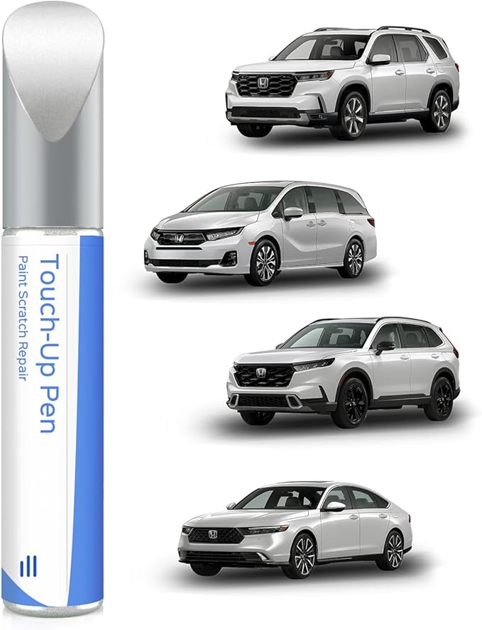 NH-603P White Diamond Pearl Touch Up Paint Compatible with Honda Exact Match Chips and Nicks Touch Up