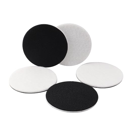 Polishing Pad, SPTA 5 Pcs 3''(80mm) Car Polishing Discs Microfiber Polishing Buffing Pad, Scratch Removal Kit for Correct Damaged Window Cleaning, Removing Stubborn Waterspots
