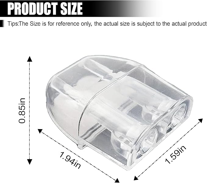 ZIMISI Deer Whistles for Vehicles, Animal Warning Whistle Devices to Avoid Collision, Deer Repellent Devices with Adhesive Tapes, Animal Alert Horn Accessories for Most Cars (8PCS/Transparent)