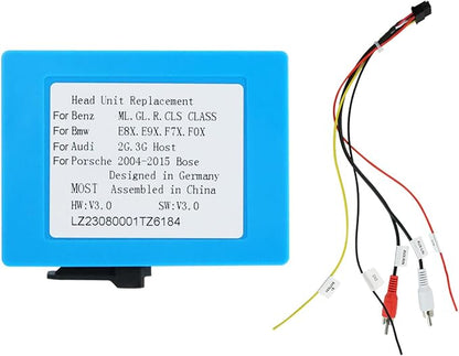 Optic Fiber Decoder for Mercedes-Benz ML/GL/R Class/ W164/ W251/Cayenne Cayman 911 997 Boxster BMW E90 Audi(Compatible with Bose)