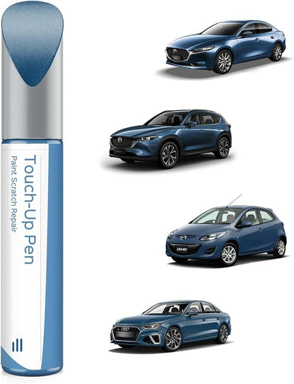 42B Blue Reflex Pearl Touch Up Paint Compatible with Mazda Exact Match Chips and Nicks Touch Up