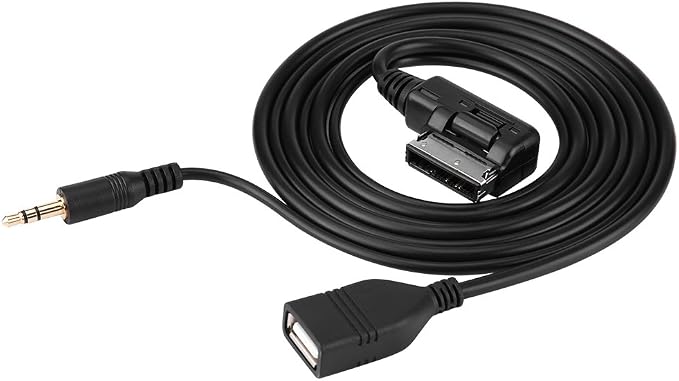 Yctze Accessories Car Audio AUX USB Adapter Cable Cable Adapter Converter Cable C63 E200l CLS E S ML Class