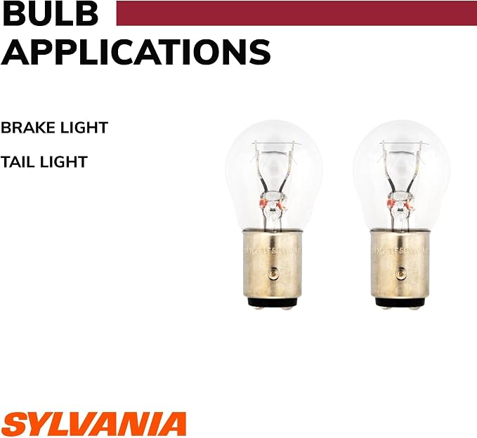 SYLVANIA - 2357 Long Life Miniature - Bulb, Ideal for Daytime Running Lights (DRL) and Back-Up/Reverse Lights (Contains 2 Bulbs)