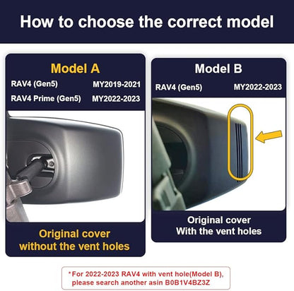 Fitcamx Front 2K+Rear 1080P Dash Cam Adapts for Toyota RAV4 2019-2021 (Model A, No Vents) & Prime Plug-in Hybrid, OEM Look, Dual HD Video, WiFi & APP, Loop Recording, G-Sensor, Easy to Use, 64GB Card