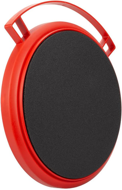 Maxshine 12" Universal Foam Bucket Lid Seat | Red with Black Foam Padded Snap-On Cover for 12" Buckets | Converts to Seat, Kneeling Pad & Organizer | Car Detailing Accessory