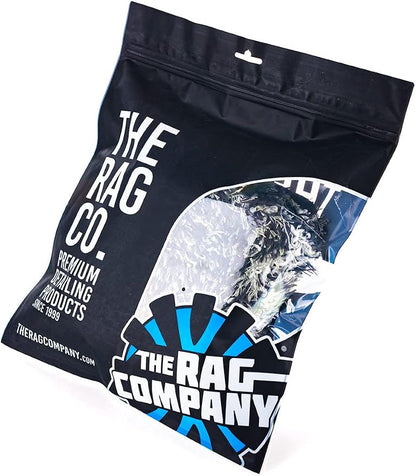The Rag Company – The Cyclone Ultra Wheel Mitt – Perfect for Wheels, Grills, and Tight Areas; Proprietary Microfiber Blend; Easily Releases Contaminates Upon Rinsing, 6in x 7in, Black/Grey (2-Pack)