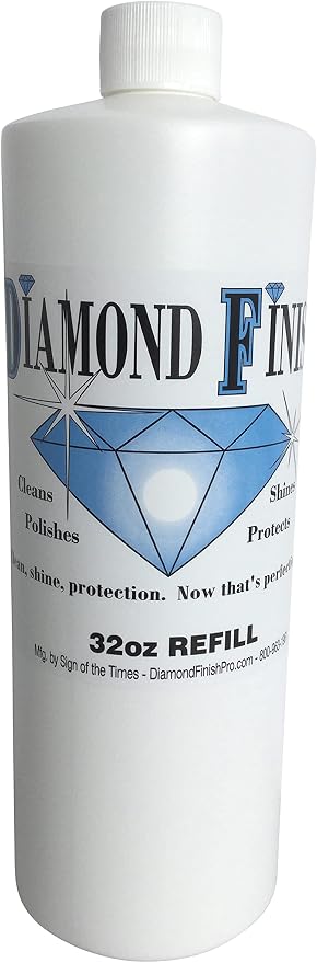 32oz Refill Multi Surface Nano Cleaner Polish Protector for Vehicles, Home, Boats; Removes Dead Bug-Residue, Tar, Bird Poop, Brake Dust, Tree Sap, Grease, Fingerprints - while it Shines