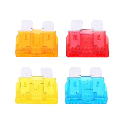 4 Way Circuit BladeBox Block Holder with LED Warning Light Kit for Car Van Boat Marine
