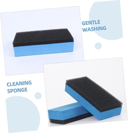 10pcs Dual-Sided Tire Shine Applicator Sponges for Car Detailing High-Density Polishing Pads for Waxing and Cleaning Safe for Glass Coatings