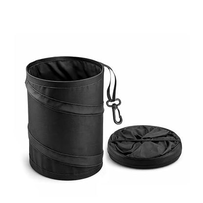 Mavoro 1 Pack, 1 Gallon Car Trash Can | Waterproof Collapsible Pop-Up Car Bin (1 Pack, 1 gal)