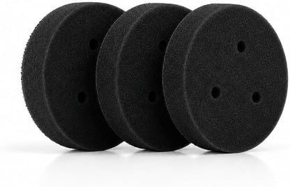 Classic Motoring 3" Finishing Foam Pads (3-Pack) – Final Finish & Gloss Enhancement – Fits 3" Backing Plate