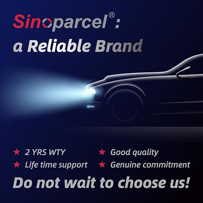 Sinoparcel D4S Xenon HID Headlight Bulbs - 6000K 35W High Low Beam 42402 66440 42402WX,etc Replacement Lights - Pack of 2