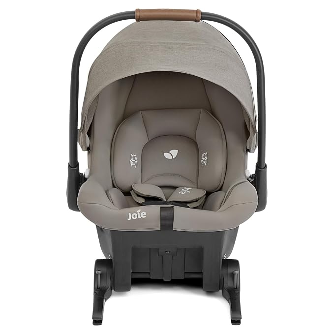 Joie Baby, Mint Latch Baseless Infant Car Seat – Lightweight, Built-in Rigid Lower Anchor Attachments and Side-Impact Protection – No Base Installation Required, Travel-Friendly Design (Dove)
