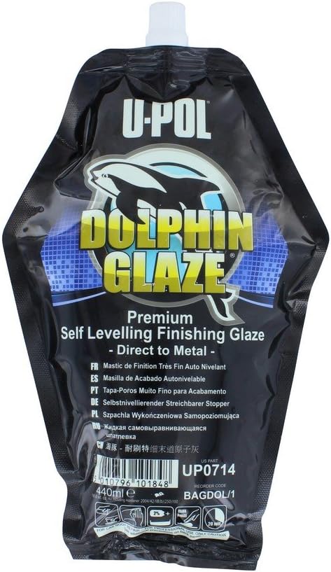 U-Pol Products 0714 DOLPHIN GLAZE Self-Leveling Polyester Finishing - 440ml