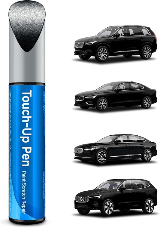 717 Onyx Black Metallic Touch Up Paint Compatible with Volvo Exact Match Touch Up Paint Car Scratch Repair