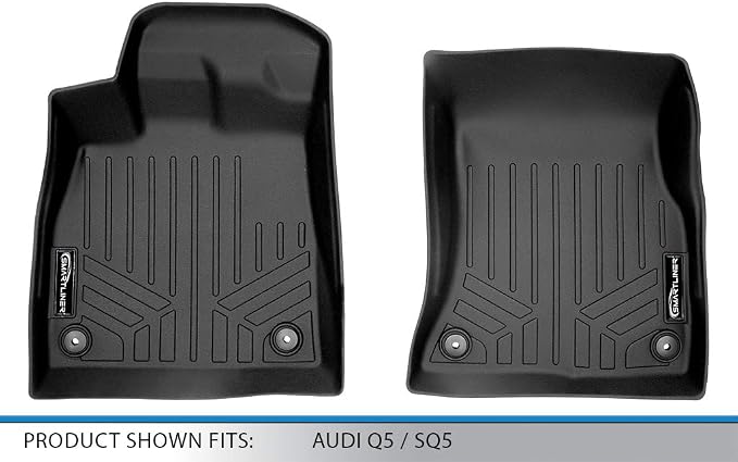 MAXLINER Custom Fit Floor Mats 1st Row Liner Set Compatible with 2018-2025 Audi Q5
