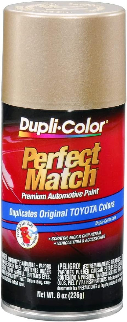 Dupli-Color BTY1596-6 PK (EBTY15967-6 PK) Cashmere Beige Metallic Exact-Match Automotive Paint For Toyota Vehicles - 8 oz. Aerosol, (Case of 6)