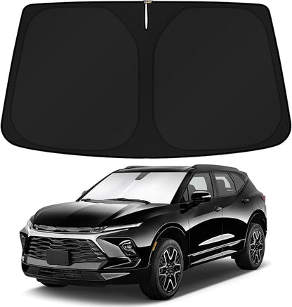 KUST Windshield Sun Shade for 2024 2025 2026 Chevrolet Chevy Blazer EV & 2024 2025 2026 Honda Prologue & 2025 2026 Acura ADX (NOT for Chevy Blazer) Accessories Custom Fit Sunshade Sun Visor