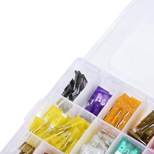 FTVOGUE 300Pcs Car Assortment Kit, Quick Blow Circuit Protection for Auto 2A-40A, Ideal for Vehicle Overload Prevention