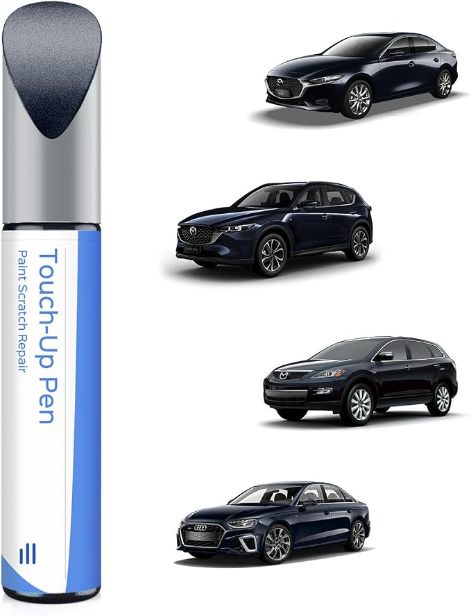 42M Deep Crystal Blue Pearl Touch Up Paint Compatible with Mazda Exact Match Chips and Nicks Touch Up