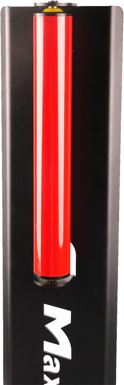 Maxshine Universal Red Wheel & Rim Detailing Rolling Stand | 360° Rotating Tire Stand for Wheel Wash, Ceramic Coating & Tire Shine | Heavy-Duty Rim Roller Stand for Professional Auto Detailing
