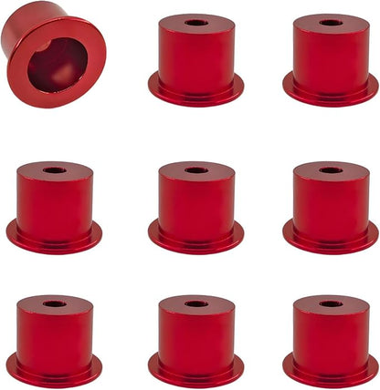 Aluminum Freedom Panel Latch Trim Kit for 2021-2025 Bronco Interior Removal Handle Accessories Only fit 4Door Hardtop Roof 9Pcs Red