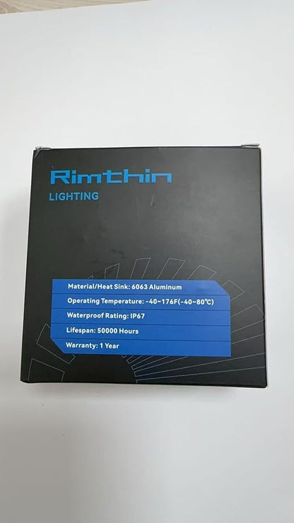 rimthin 9005 Bulbs, Super Bright 6000K Cool White 9005 Fog Bulb with Cooling Fan, IP67 Waterproof, Pack of 2