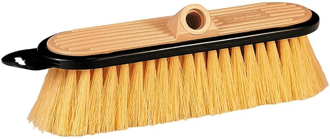 Mr. LongArm 0406 Stiff Flow-Thru Brush Tan