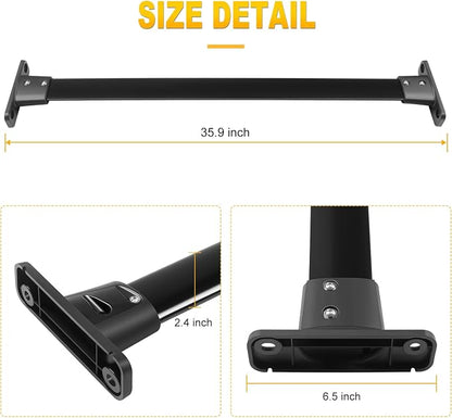 OCPTY Roof Rack Cross Bars Fit for Nissan Pathfinder 2005 2006 2007 2008 2009 2010 2011 2012 Cargo Bars for Cargo Carrier Bag Luggage Kayak Canoe Bike Snowboard Skiboard