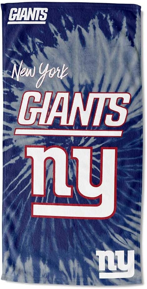 Northwest NFL New York Giants Unisex-Adult Beach Towel, 30" x 60", Psychedelic