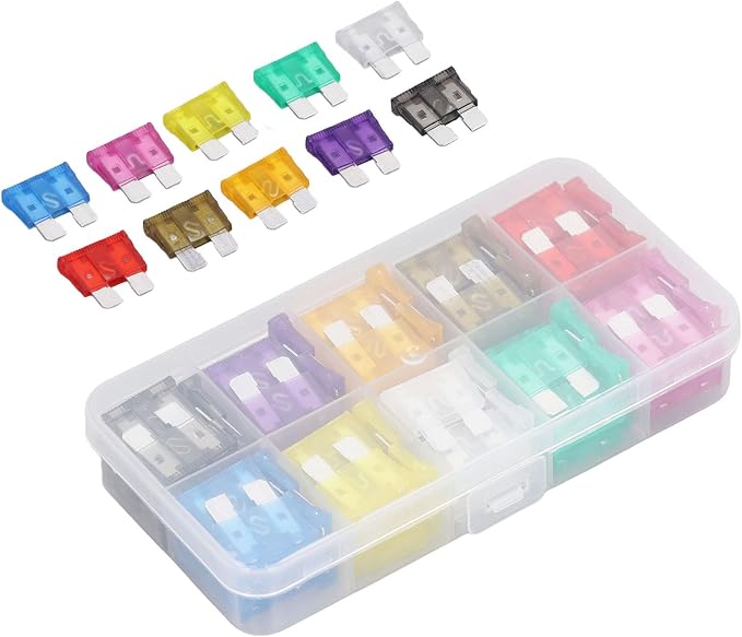 Sonew 10 Medium Car Assortment Set Kit, Quick Response, High Safety, Transparent Marking, Compact Size, For Car Power Supply Failure, Widely Used in Vehicles, Digital Camera, etc.