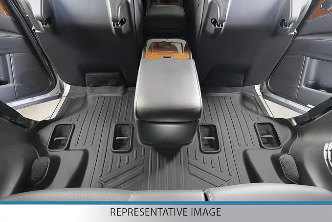 SMARTLINER Custom Fit Floor Mats 3rd Row Liner for 2016-2023 Mazda CX9